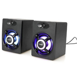 LOA VI TÍNH TWOLF S1 2.0 LED 7 MÀU