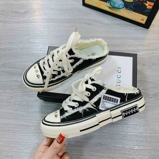 Giầy,giày sục vải rách, phong cách thể thao nữ