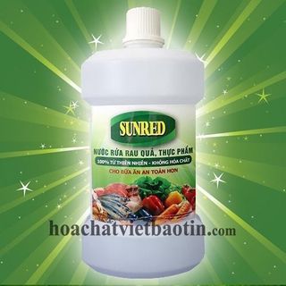 Nước Rửa Rau Củ Quả Thực Phẩm Diệt khuẩn 99.99% VBT Sunred 500ml