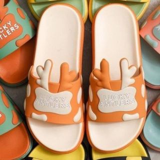 Dép nam, nữ, dép quai ngang unisex đi trong nhà siêu kute, chống trượt, êm mềm bảo vệ bàn chân