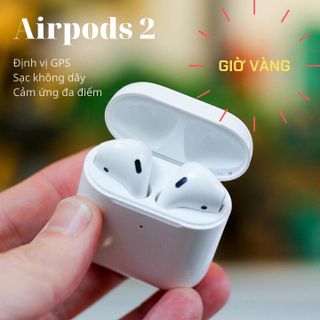 Tai nghe Airpods 2 cảm biến đa điểm, định vị, đổi tên
