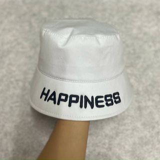 Nón vành logo thêu HAPPINESS chất kaki bố siêu xịn giá sỉ