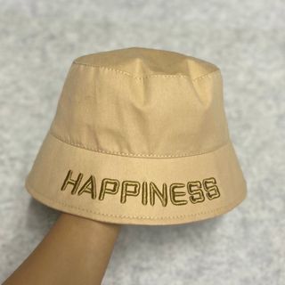 Nón vành logo thêu HAPPINESS chất kaki bố siêu xịn giá sỉ