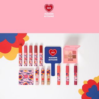 Son Kem Lì 3CEs Maison Kitsune Velvets Lip Tint - Hàng giá sỉ