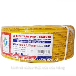 Dây Điện Đôi 2x0,75mm2 Trần Phú 41 Phương Liệt (Đvt: Mét) giá sỉ