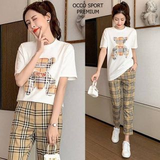 [Cao Cấp] BỘ THỂ THAO COTTON CAO CẤP PHỐI HOẠ TIẾT SỌC 3D SIÊU TRẺ TRUNG TT0185 [ Xuất Khẩu Hàn- Nhật]