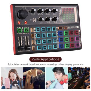 Soundcard K300 – Soundcard chuyên thu âm, livestream, karaoke online – Livestream được 3 điện thoại cùng lúc – Đầy đủ chức năng auto tune, đổi giọng, hiệu ứng khán giả - Điều chỉnh bass treble vang, giảm tiếng ổn – Kết nối bluetooth