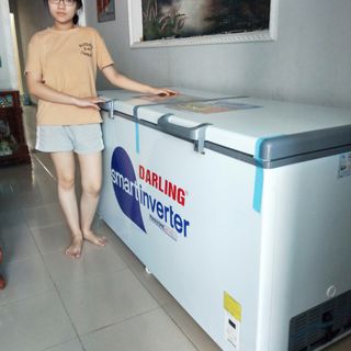 tủ đông darling dmf-4799asi inveter tiết kiệm điện 450 lít 1 ngăn đông suốt