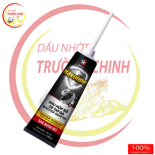 Dầu nhớt hộp số xe máy tay ga Caltex Havoline Scooter Gear Oil 80W-90 API GL-5 120ml
