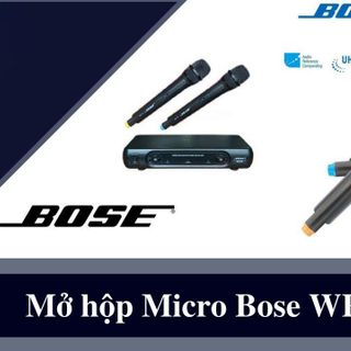 Micro karaoke Bose WR 206 – Micro không dây sóng UHF – Hát nhẹ, chống hú hiệu quả