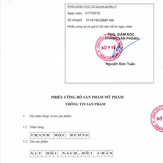 Xịt Hôi Nách, Hôi Chân - Thanh Mộc Hương