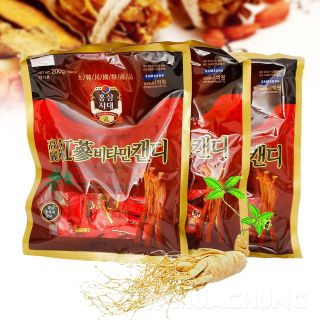 Kẹo sâm trái đào Vitamine Hàn Quốc 200 g