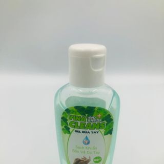 Gel rửa tay khô sạch khuẩn Vina Cleans 60ml