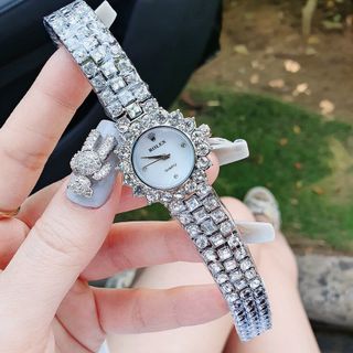 Đồng hồ ro,lex nữ đính đá cực sang mặt tròn