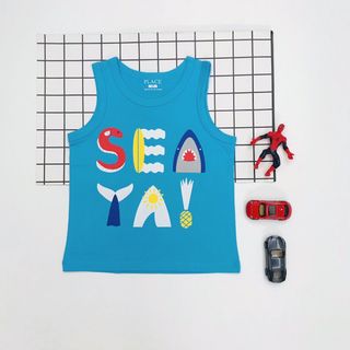 Áo thun ba lỗ bé trai, size 1-5, hàng made in VN, chất cotton