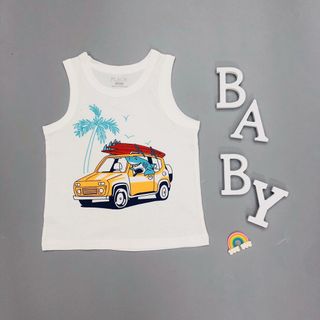 Áo thun ba lỗ bé trai, size 1-5, hàng made in VN, chất cotton