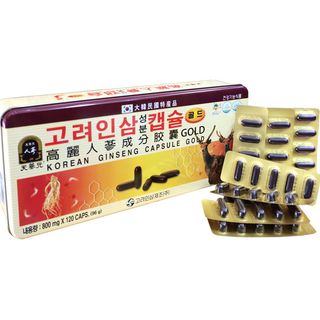 Hồng sâm nhung hươu linh chi OKINSAM Hàn Quốc dạng viên hộp 120 viên giá sỉ