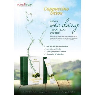 Cà Phê Kháng Mỡ - Giảm Cân Cappuccino Detox - Matxicorp giá sỉ