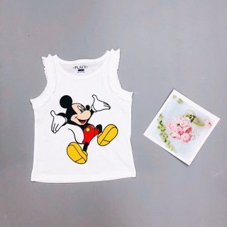 Áo thun ba lỗ bé gái size 1-5