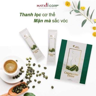 Cà Phê Kháng Mỡ - Giảm Cân Cappuccino Detox - Matxicorp