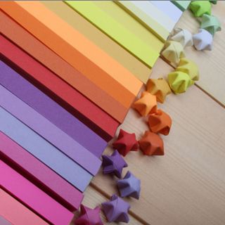 Giấy xếp sao đủ màu đủ mẫu rất đẹp