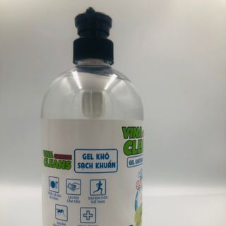 Gel rửa tay khô sạch khuẩn Vina Cleans 1 Lít