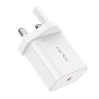 Cóc Sạc Nhanh BA57B PD3.0 20W Borofone - Cổng Sạc Type-C chuẩn UK