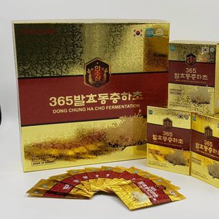 Nước Chiết Xuất Đông Trùng Hạ Thảo Lên Men 365 Hộp 60 Gói x 30ml