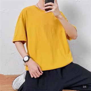 áo thun trơn Phông rộng tay lỡ Cotton 80/20 vải cực mịn sẵn hàng