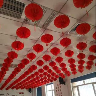 Đèn lồng tổ ong trang trí ( Loại dày và loại thường )