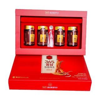 Cao hồng sâm đông trùng hạ thảo 365 Hàn Quốc ( 240gr x 4 lọ)