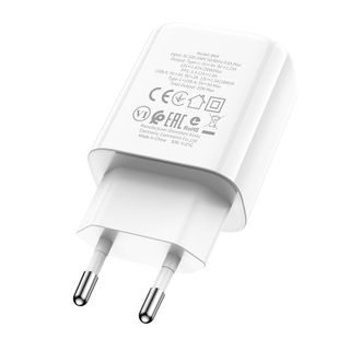 Cóc Sạc Nhanh BN4 PD3.0 20W Borofone - 1 Cổng Sạc USB, 1 Cổng Sạc Type-C chuẩn US
