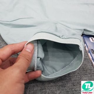 ÁO THUN CỔ TRỤ CHÂN SƠ MI-XANH XI 007