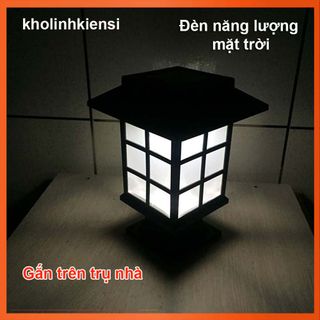 ĐÈN TRANG TRÍ SÂN VƯỜN SỬ DỤNG NĂNG LƯỢNG MẶT TRỜI CÓ 2 LOẠI: TRÒN VÀ CARO 0601 ÁNH SÁNG VÀNG-CHỐNG NƯỚC, DỄ LẮP ĐẶT