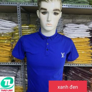 ÁO THUN CỔ TRỤ CHÂN SƠ MI-XANH BÍCH