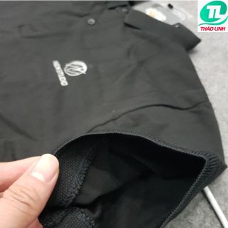 ÁO THUN CỔ TRỤ CHÂN SƠ MI-XANH DEN