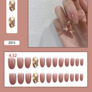 HỘP 24 MÓNG ĐÁ KÈM KEO (HỘP TRẮNG)