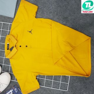 ÁO THUN CỔ TRỤ CHÂN SƠ MI- XANH BIỂN +NGỌC