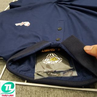 ÁO THUN CỔ TRỤ CHÂN SƠ MI-HỒNG RUỐC