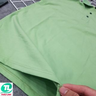 ÁO THUN CỔ TRỤ CHÂN SƠ MI- XANH VO ĐÂU 004