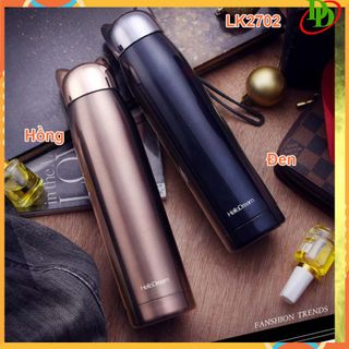 BÌNH NƯỚC GIỮ NHIỆT - GIỮ NHIỆT LÊN ĐẾN 12H HÌNH THỎ THIẾT KẾ DỄ THƯƠNG CAO CẤP LK2702 DUNG TÍCH 500ML