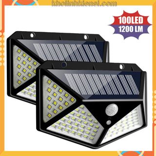 ĐÈN LED PHA DÙNG NĂNG LƯỢNG TRỜI CẢM BIẾN NGƯỜI - HỒNG NGOẠI LK1103 -100LED -CHỐNG TRỘM THÔNG MINH