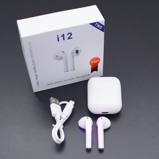 Tai Nghe Bluetooth i12 TWS 5.0 tai nghe không dây i12 Cảm Ứng 1 Chạm Mở Nắp Tự Kết Nối - QT