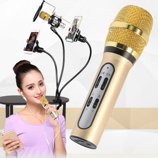 Micro thu âm C11 - Livestream Trên Điện Thoại - Cực Hay, Cực Đẹp, Phù Hợp Với Mọi Loại Điện Thoại - Mic hát karaoke không cần soundcard - Thu âm tại nhà, karaoke online trên , youtube, bigo, cctalk – Tặng kèm tai nghe nhét tai giá sỉ