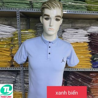 ÁO THUN CỔ TRỤ CHÂN SƠ MI- VÀNG