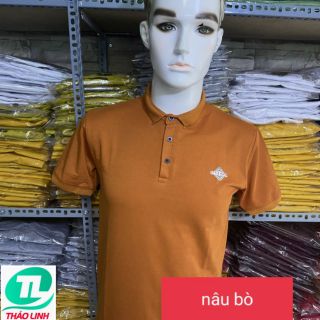 ÁO THUN CỔ TRỤ CHÂN SƠ MI- XANH BIỂN