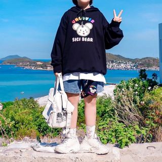 Áo hoodie in UNCOVER nỉ ngoại mềm mịn nón 2 lớp trẻ trung, năng động