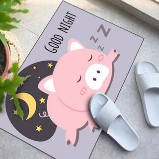 Thảm lau chân 3D hình thú siêu thấm, kháng khuẩn giá sỉ