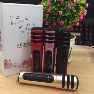 Micro thu âm C7 - Mic thu âm cao cấp không cần soundcard - Thu âm, livestream, karaoke online cực hay - Vỏ kim loại độ bền cao - Tặng kèm tai nghe nhét tai