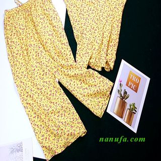 [GIÁ SỈ TỐT] Đồ bộ nữ (BÔNG VÀNG), vải tole thoáng mát cao (152-175) nặng (40-70kg)